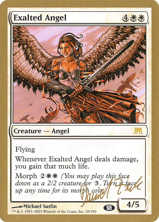 Exalted Angel (Daniel Zink) (SB) [World Championship Decks 2003] | Boutique FDB TCG