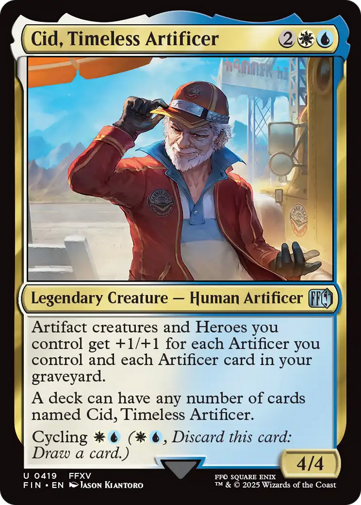 Cid, Timeless Artificer (0419) [FINAL FANTASY] | Boutique FDB TCG