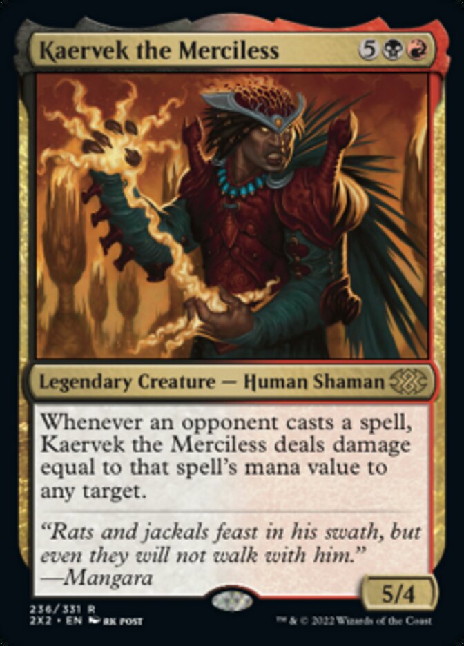 Kaervek the Merciless [Double Masters 2022] | Boutique FDB TCG