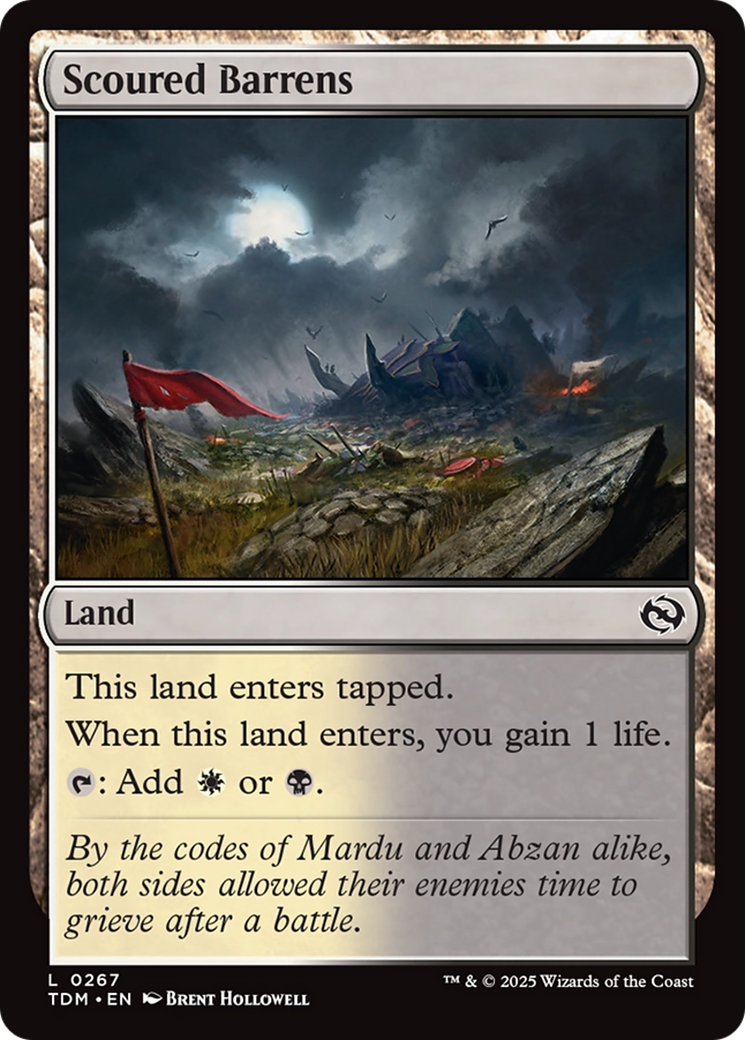 Scoured Barrens [Tarkir: Dragonstorm] | Boutique FDB TCG