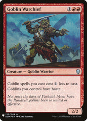 Goblin Warchief [The List] | Boutique FDB TCG