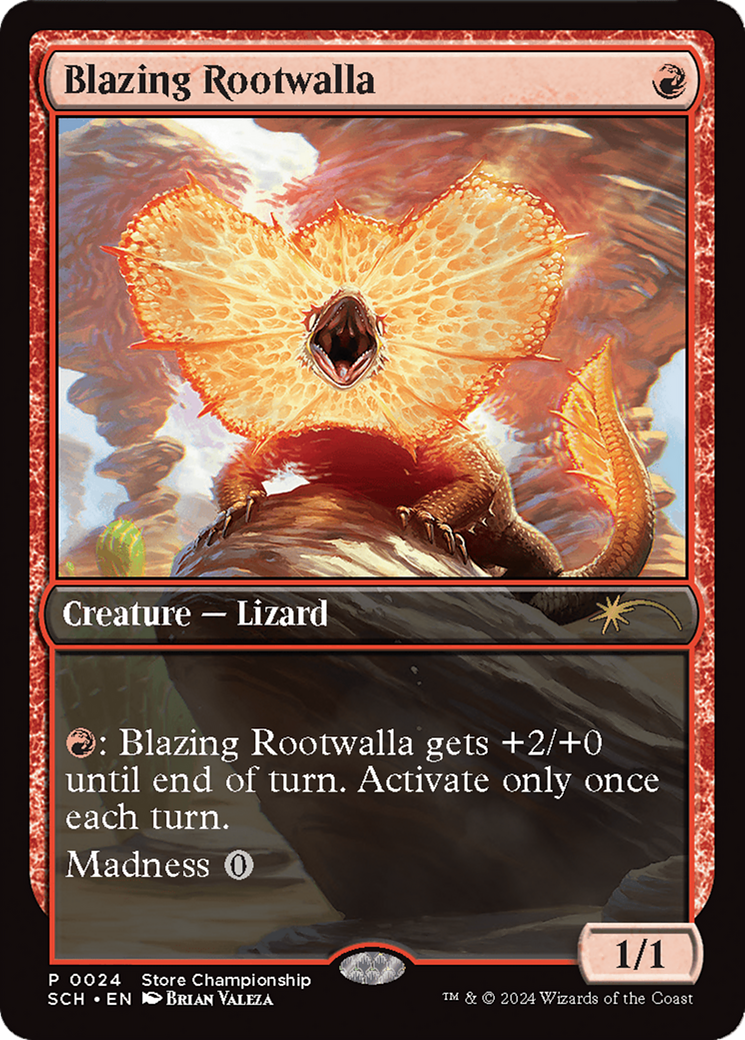 Blazing Rootwalla [World Championship 2024] | Boutique FDB TCG