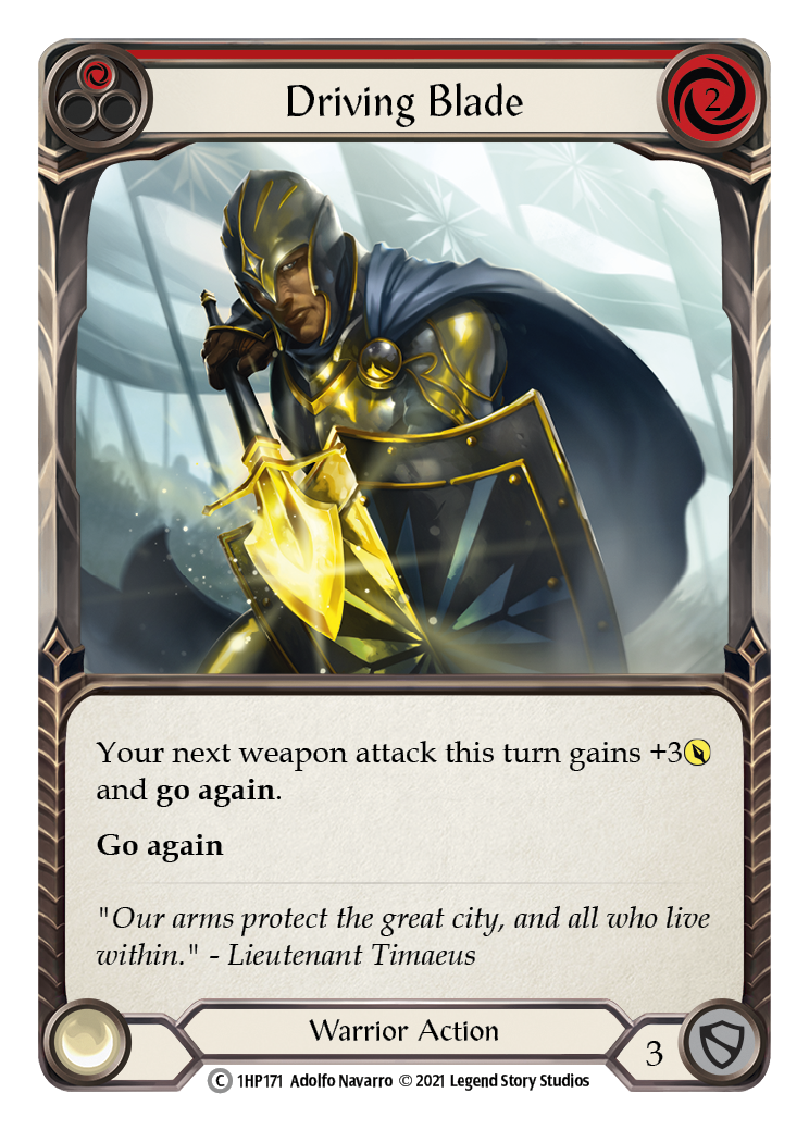 Driving Blade (Red) [1HP171] (History Pack 1) | Boutique FDB TCG