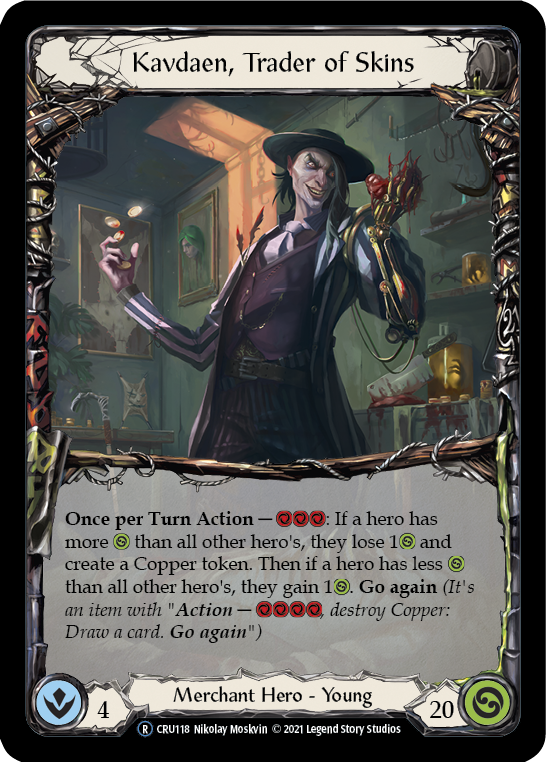 Kavdaen, Trader of Skins [U-CRU118] (Crucible of War Unlimited)  Unlimited Normal | Boutique FDB TCG