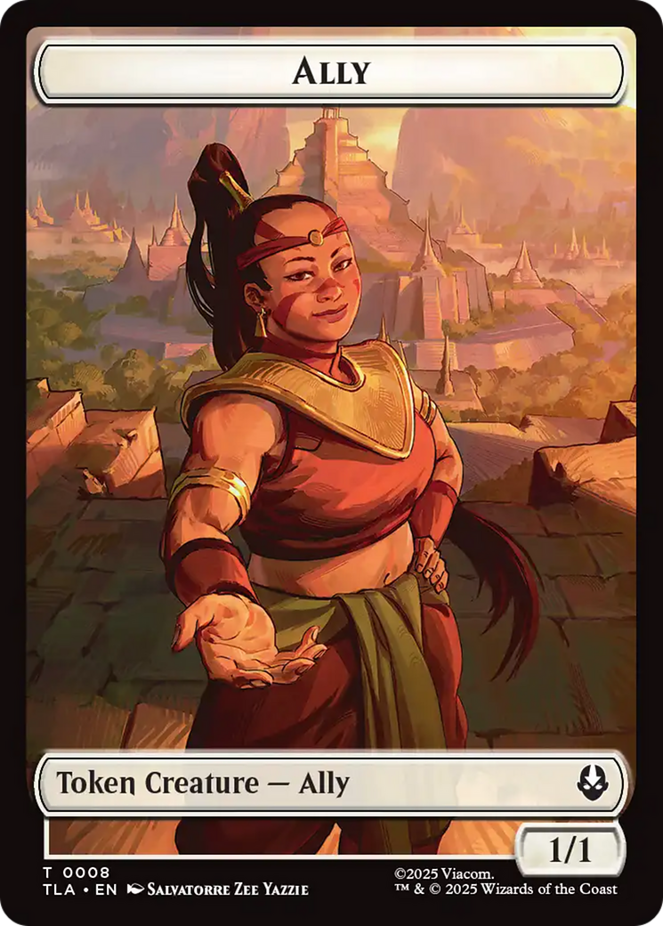 Ally (0008) // Soldier (0002) Double-Sided Token [Avatar: The Last Airbender Tokens] | Boutique FDB TCG