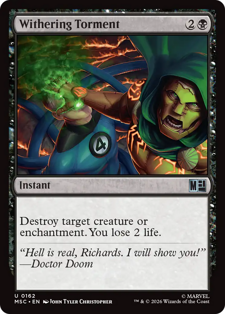 Withering Torment (Surge Foil) [Marvel Super Heroes Commander] | Boutique FDB TCG