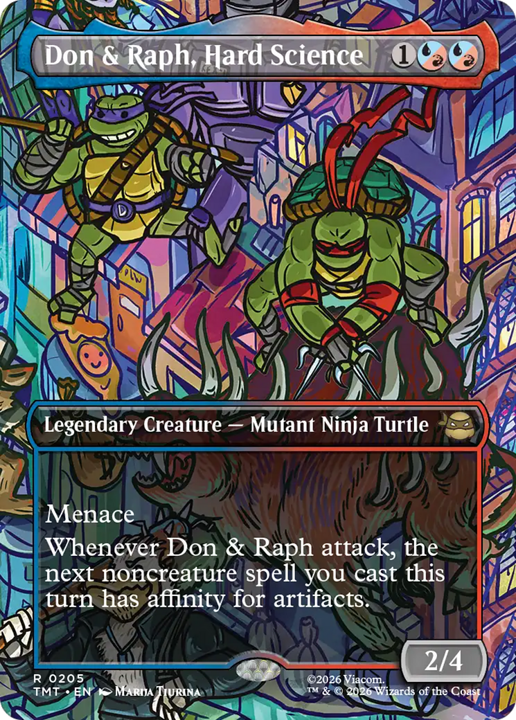 Don & Raph, Hard Science (Borderless) [Teenage Mutant Ninja Turtles] | Boutique FDB TCG