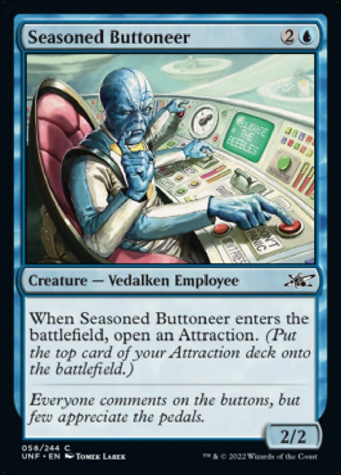 Seasoned Buttoneer [Unfinity] | Boutique FDB TCG