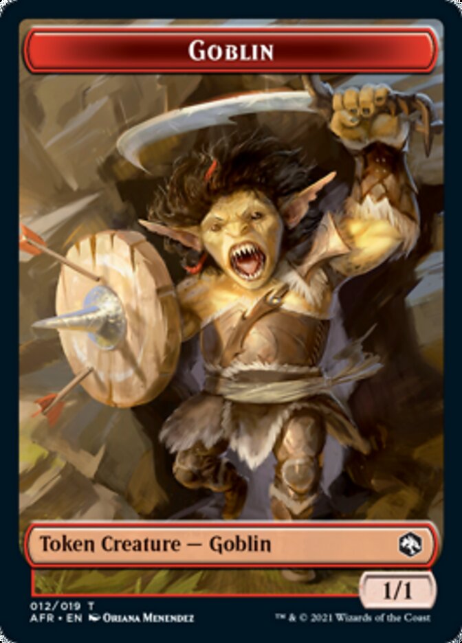 Dungeon of the Mad Mage // Goblin Double-Sided Token [Dungeons & Dragons: Adventures in the Forgotten Realms Tokens] | Boutique FDB TCG