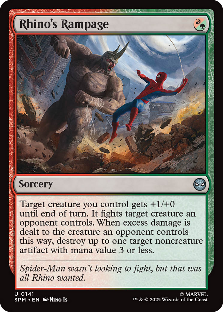 Rhino's Rampage [Marvel's Spider-Man] | Boutique FDB TCG