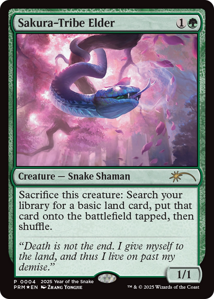 Sakura-Tribe Elder (Year of the Snake 2025) [Standard Showdown Promos] | Boutique FDB TCG