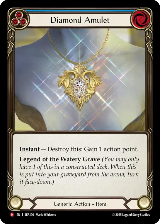Diamond Amulet (Rainbow Foil) [SEA190] (High Seas) | Boutique FDB TCG