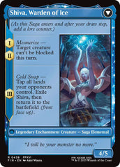 Jill, Shiva's Dominant // Shiva, Warden of Ice (Extended Art) [FINAL FANTASY] | Boutique FDB TCG