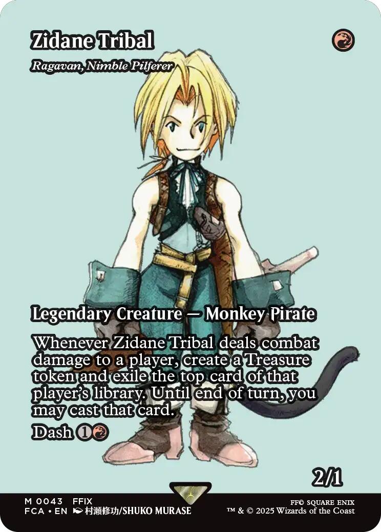 Zidane Tribal - Ragavan, Nimble Pilferer (Showcase) [FINAL FANTASY : Through the Ages] | Boutique FDB TCG
