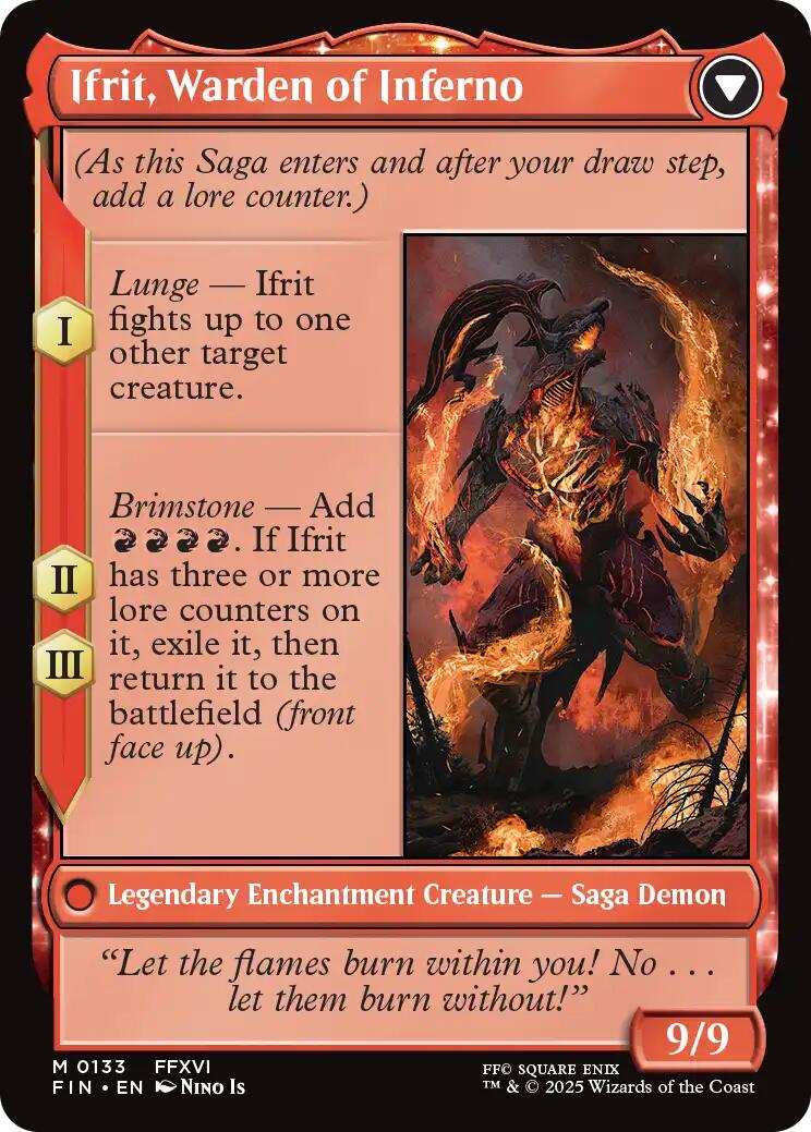 Clive, Ifrit's Dominant // Ifrit, Warden of Inferno [FINAL FANTASY] | Boutique FDB TCG