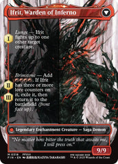 Clive, Ifrit's Dominant // Ifrit, Warden of Inferno (Borderless) (0318) [FINAL FANTASY] | Boutique FDB TCG