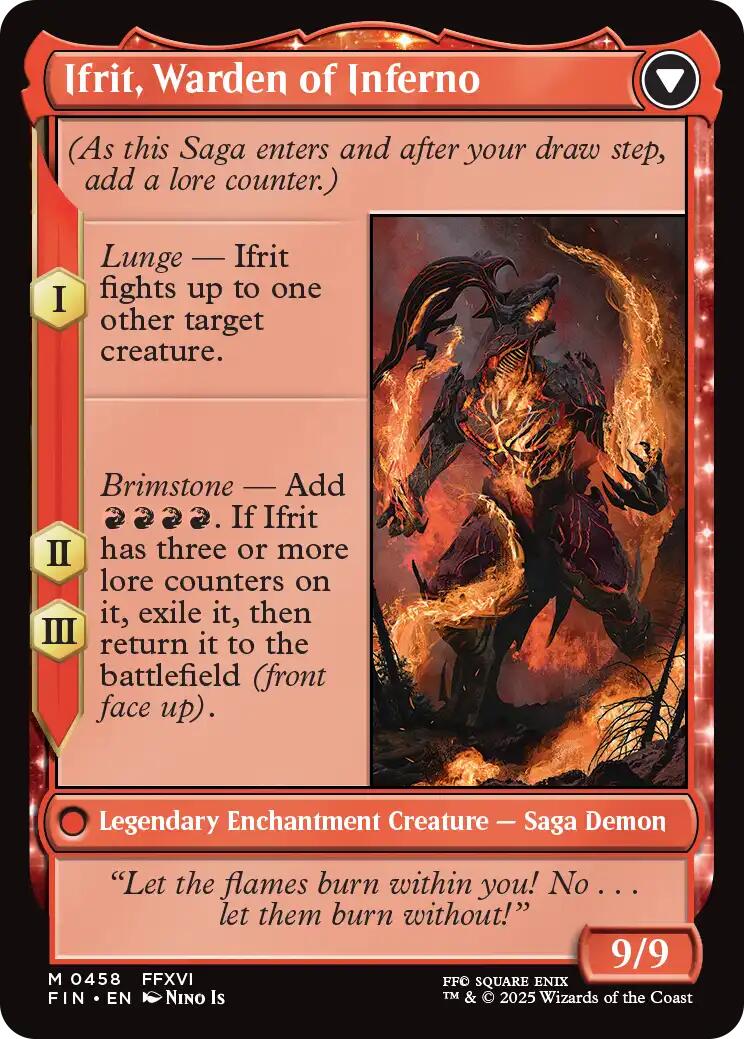 Clive, Ifrit's Dominant // Ifrit, Warden of Inferno (Extended Art) [FINAL FANTASY] | Boutique FDB TCG