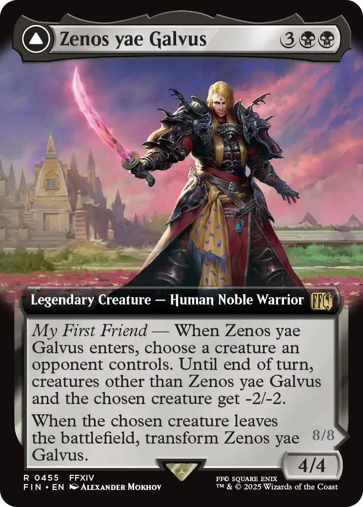 Zenos yae Galvus // Shinryu, Transcendent Rival (Extended Art) [FINAL FANTASY] | Boutique FDB TCG