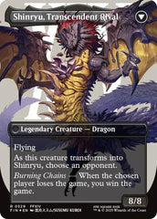 Zenos yae Galvus // Shinryu, Transcendent Rival (Borderless) (Surge Foil) [FINAL FANTASY] | Boutique FDB TCG