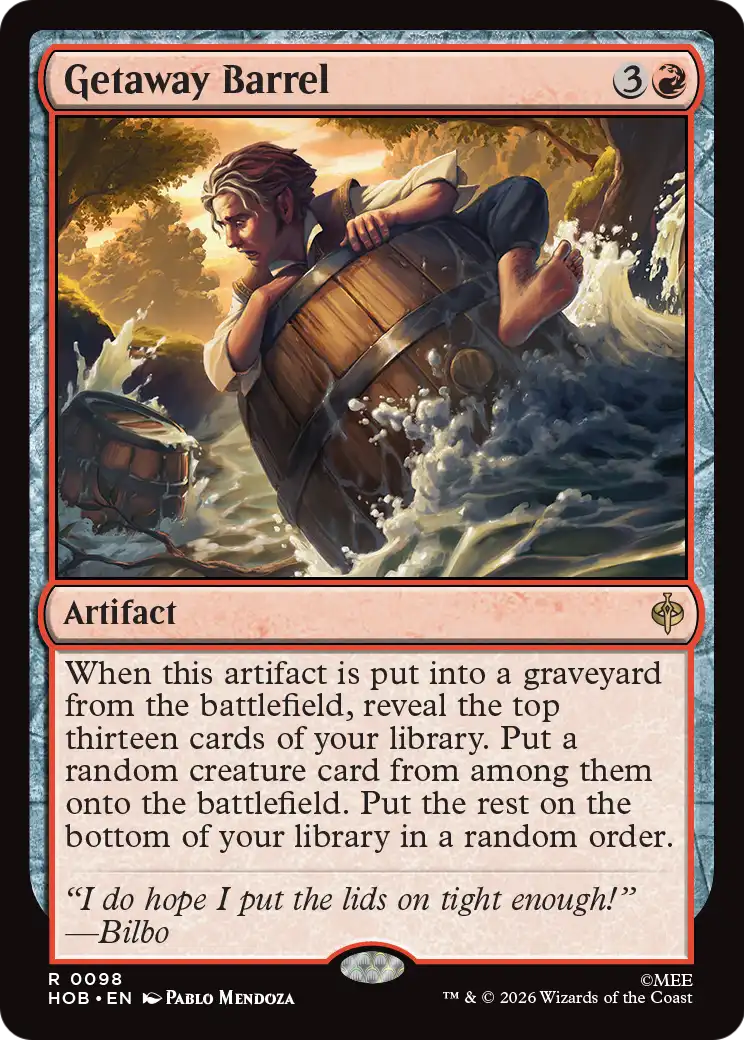Getaway Barrel [The Hobbit] | Boutique FDB TCG