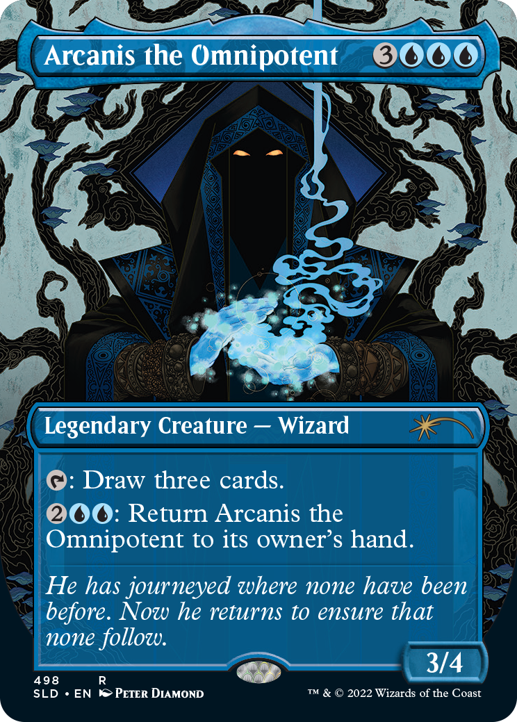 Arcanis the Omnipotent (Borderless) [Secret Lair Drop Series] | Boutique FDB TCG