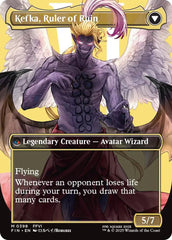 Kefka, Court Mage // Kefka, Ruler of Ruin (Borderless) (0398) [FINAL FANTASY] | Boutique FDB TCG