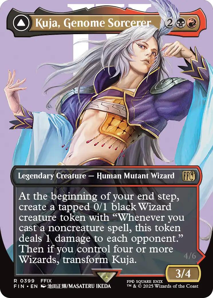 Kuja, Genome Sorcerer // Trance Kuja, Fate Defied (Borderless) [FINAL FANTASY] | Boutique FDB TCG