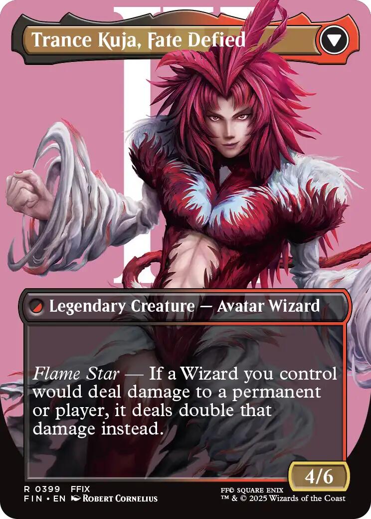 Kuja, Genome Sorcerer // Trance Kuja, Fate Defied (Borderless) [FINAL FANTASY] | Boutique FDB TCG