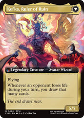 Kefka, Court Mage // Kefka, Ruler of Ruin (Extended Art) [FINAL FANTASY] | Boutique FDB TCG