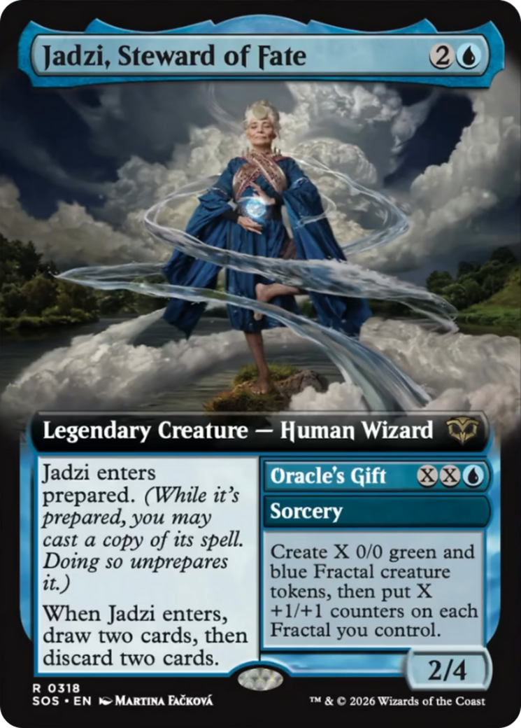 Jadzi, Steward of Fate (Extended Art) [Secrets of Strixhaven] | Boutique FDB TCG