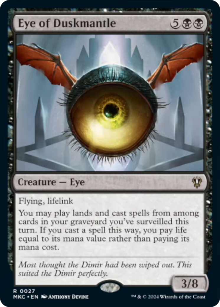 Eye of Duskmantle [Murders at Karlov Manor Commander] | Boutique FDB TCG