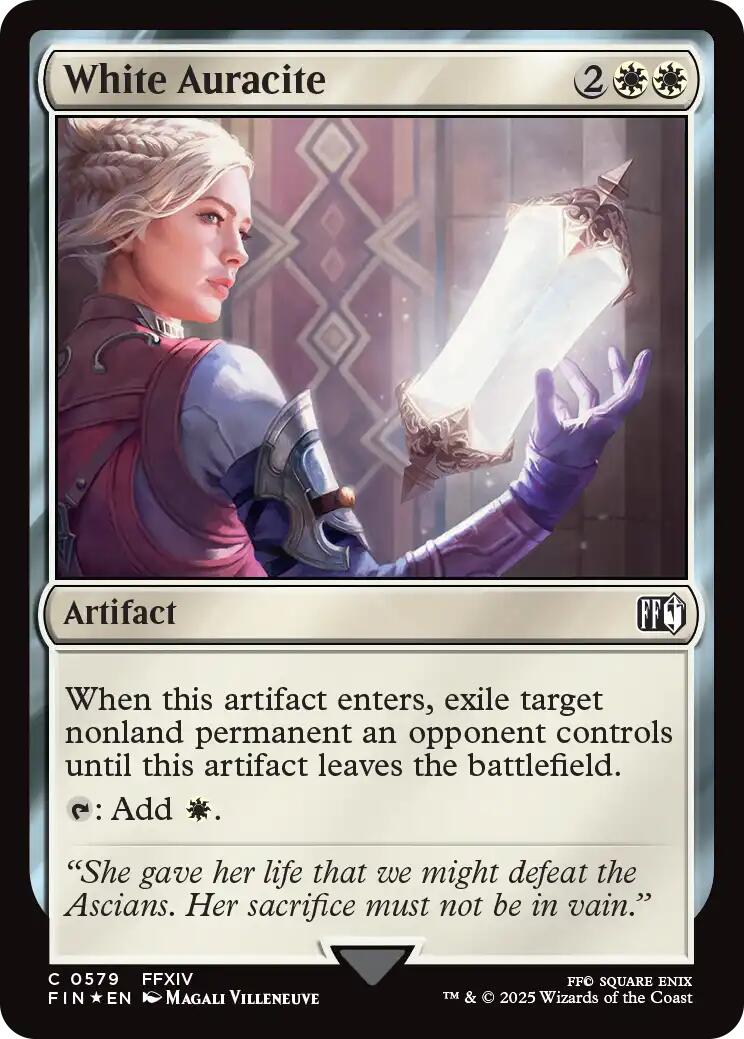 White Auracite (Surge Foil) [FINAL FANTASY] | Boutique FDB TCG