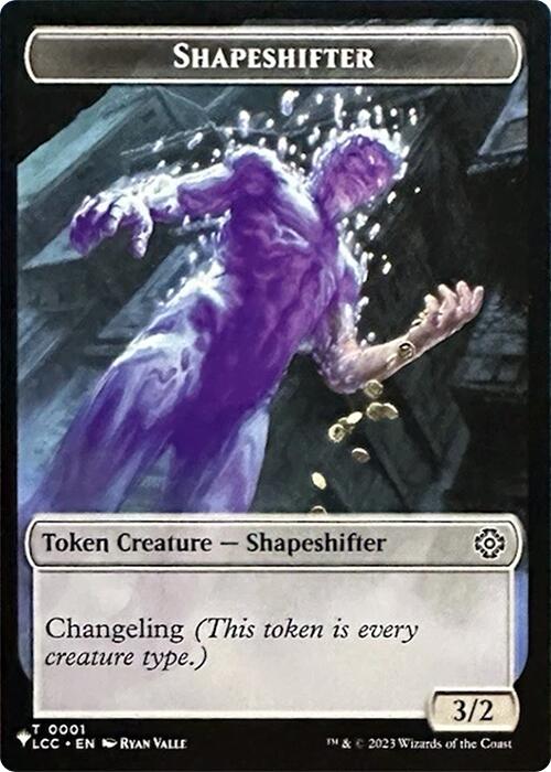Shapeshifter // Cat Double-Sided Token [Secret Lair Drop Series] | Boutique FDB TCG