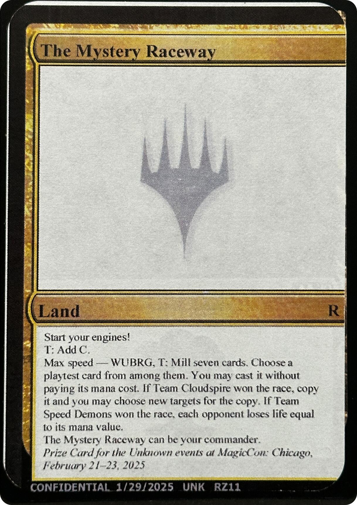 The Mystery Raceway [Unknown Event] | Boutique FDB TCG
