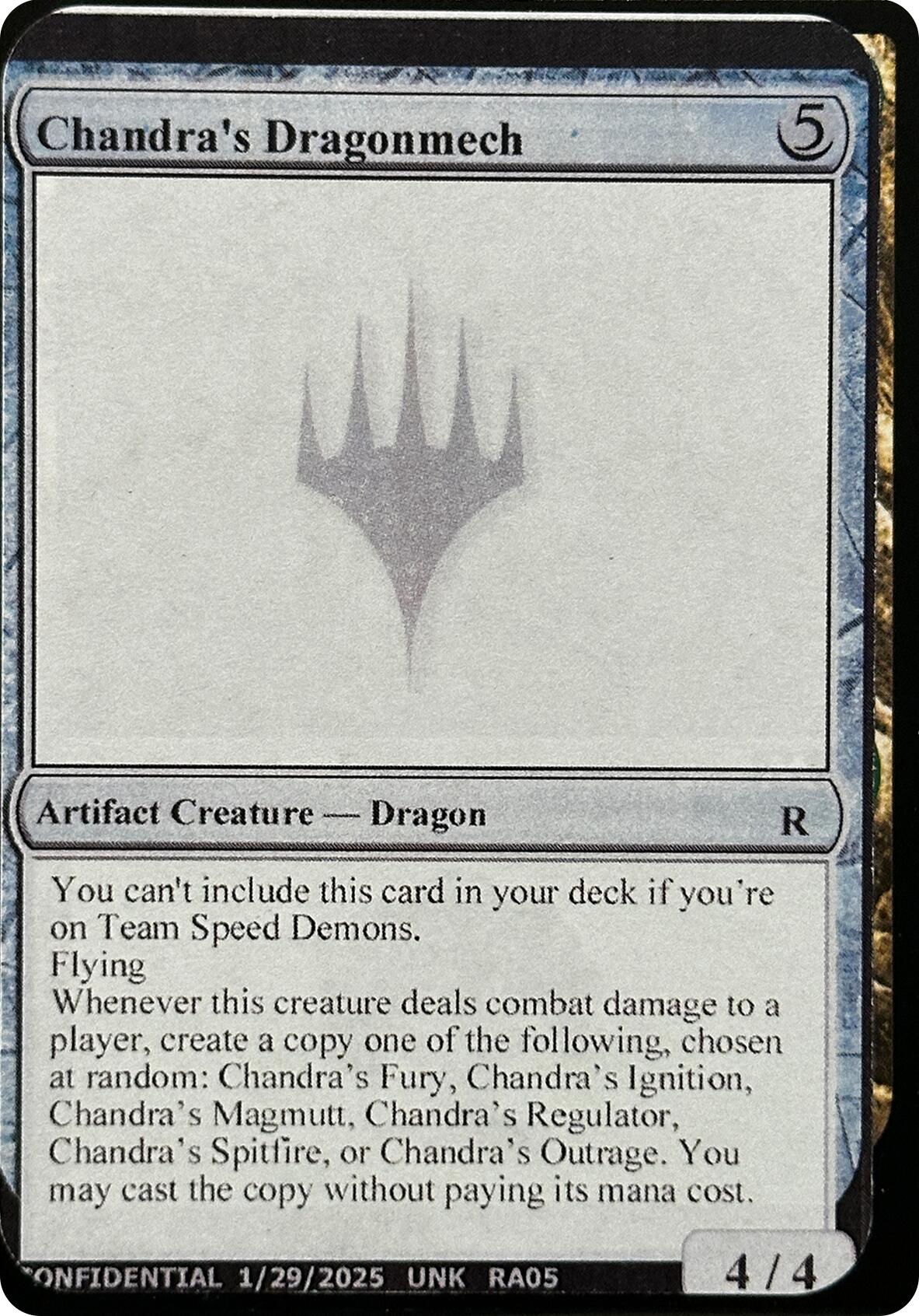 Chandra's Dragonmech [Unknown Event] | Boutique FDB TCG