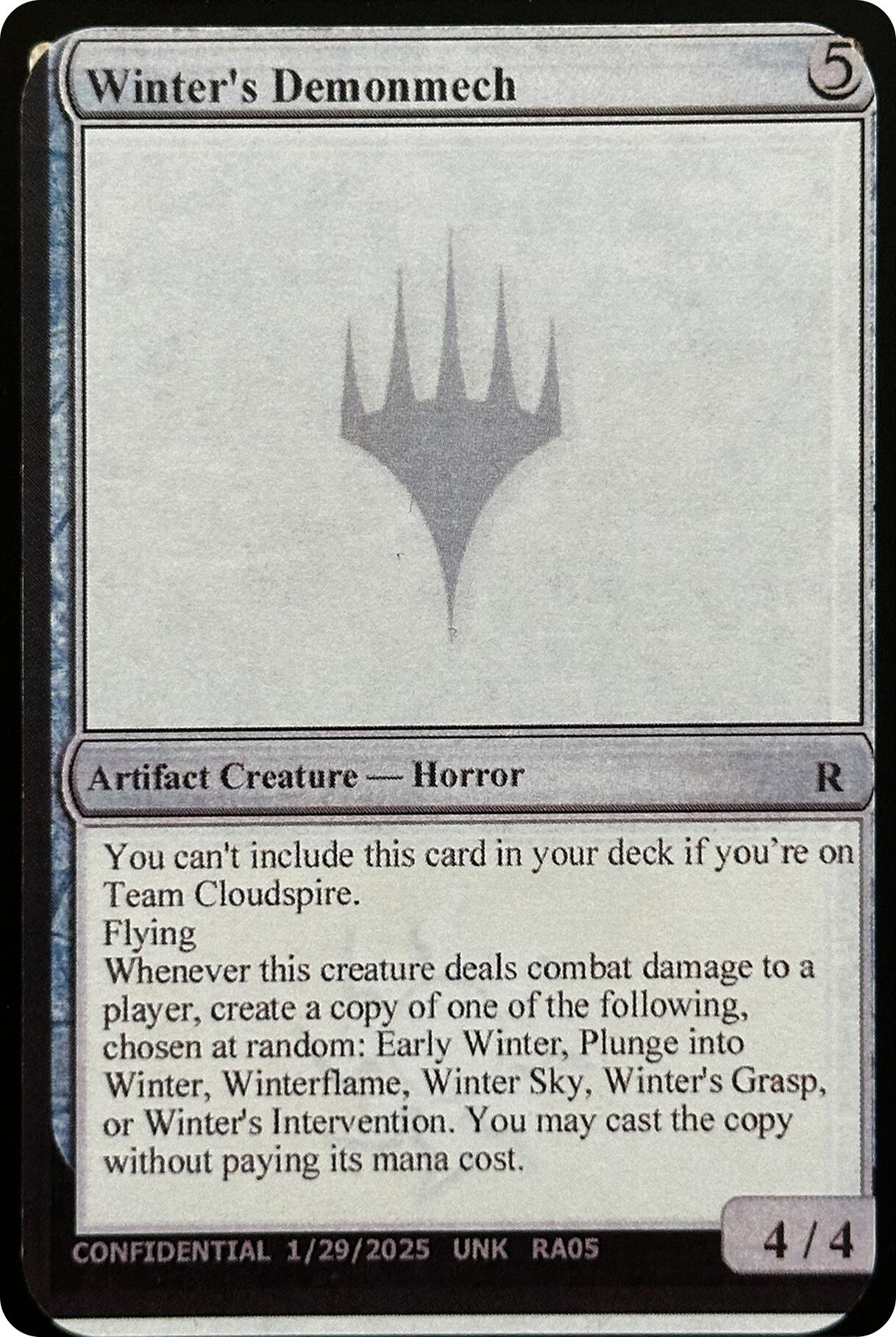 Winter's Demonmech [Unknown Event] | Boutique FDB TCG