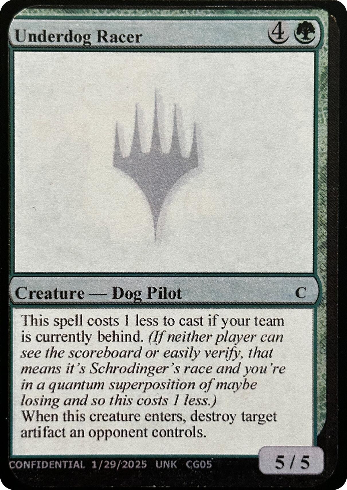 Underdog Racer [Unknown Event] | Boutique FDB TCG