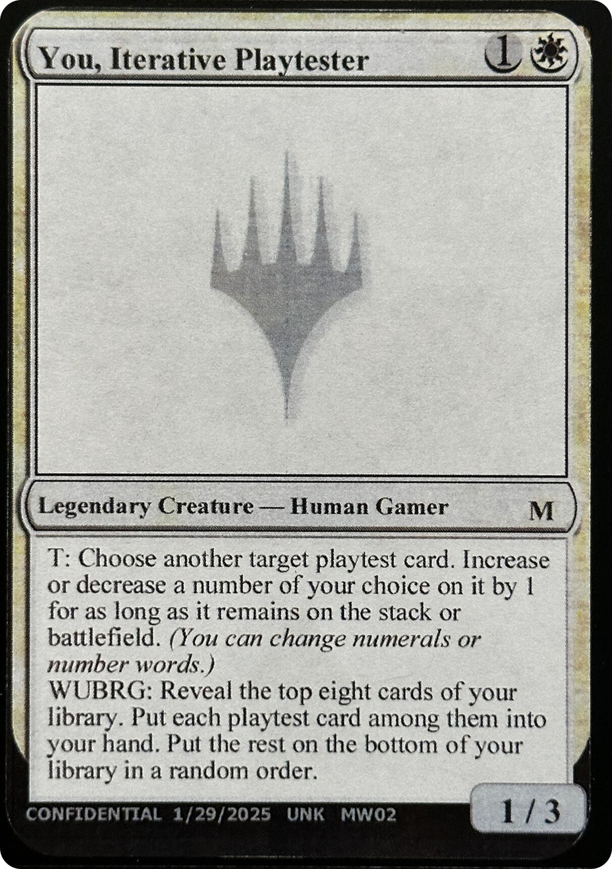 You, Iterative Playtester [Unknown Event] | Boutique FDB TCG