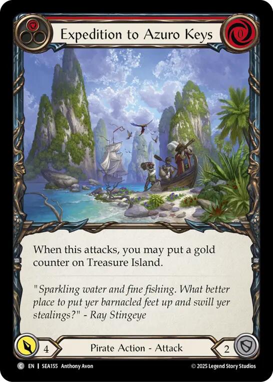 Expedition to Azuro Keys [SEA155] (High Seas)  Rainbow Foil | Boutique FDB TCG