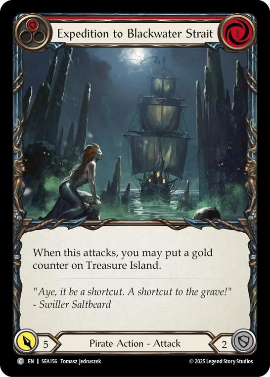 Expedition to Blackwater Strait [SEA156] (High Seas)  Rainbow Foil | Boutique FDB TCG