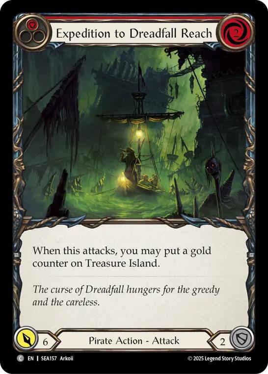 Expedition to Dreadfall Reach [SEA157] (High Seas)  Rainbow Foil | Boutique FDB TCG