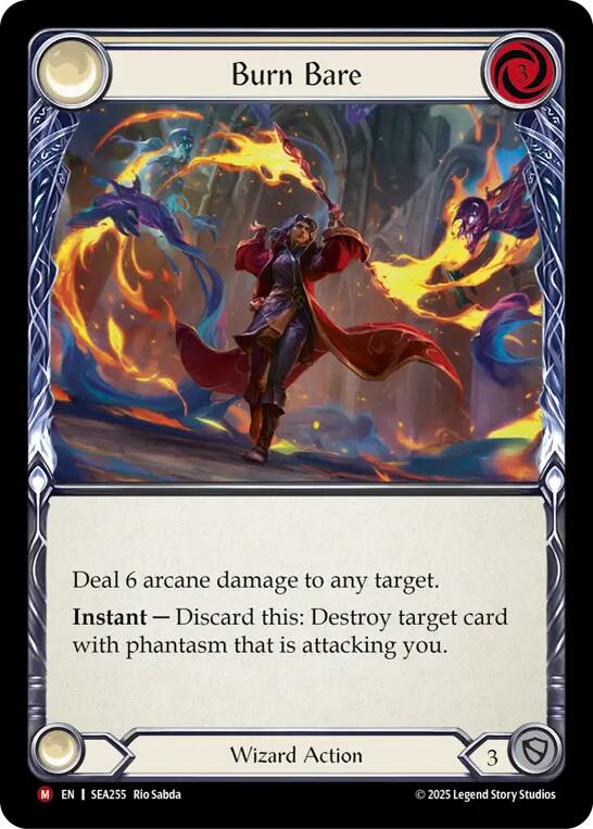 Burn Bare [SEA255] (High Seas) | Boutique FDB TCG