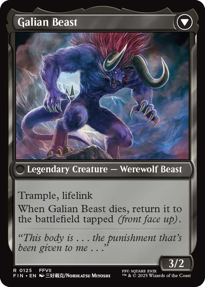 Vincent Valentine // Galian Beast [FINAL FANTASY] | Boutique FDB TCG
