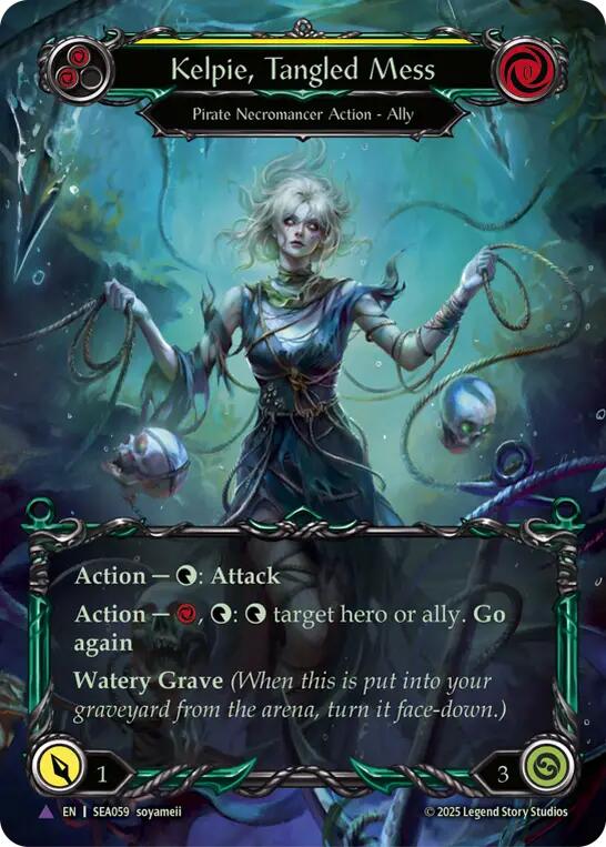 Kelpie, Tangled Mess (Marvel) [SEA059] (High Seas)  Cold Foil | Boutique FDB TCG