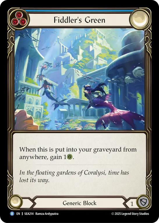 Fiddler's Green (Blue) [SEA214] (High Seas) | Boutique FDB TCG