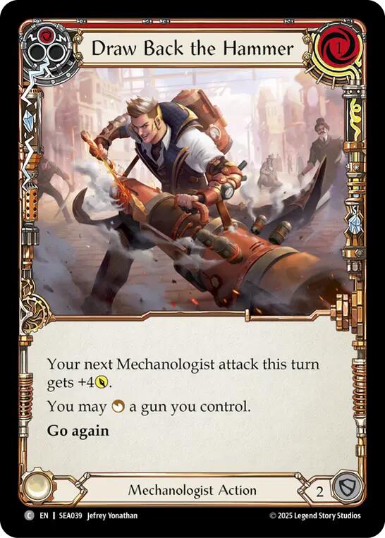 Draw Back the Hammer [SEA039] (High Seas)  Rainbow Foil | Boutique FDB TCG