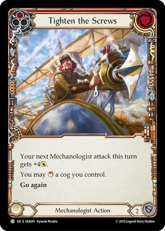 Tighten the Screws [SEA041] (High Seas)  Rainbow Foil | Boutique FDB TCG