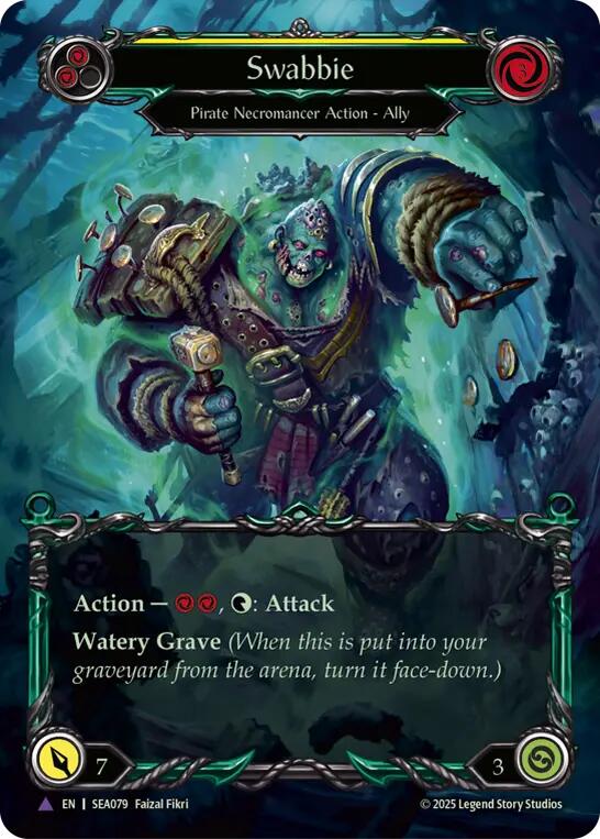 Swabbie (Marvel) [SEA079] (High Seas)  Cold Foil | Boutique FDB TCG