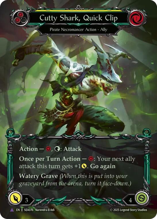 Cutty Shark, Quick Clip (Marvel) [SEA076] (High Seas)  Cold Foil | Boutique FDB TCG