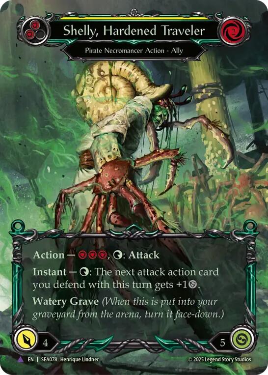 Shelly, Hardened Traveler (Marvel) [SEA078] (High Seas)  Cold Foil | Boutique FDB TCG
